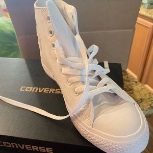 Brand new Converse Leather High Tops